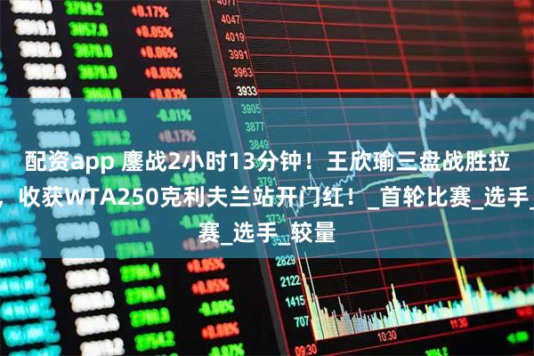 配资app 鏖战2小时13分钟！王欣瑜三盘战胜拉门斯，收获WTA250克利夫兰站开门红！_首轮比赛_选手_较量